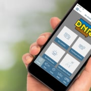 Iowa DNR Mobile App in Hand