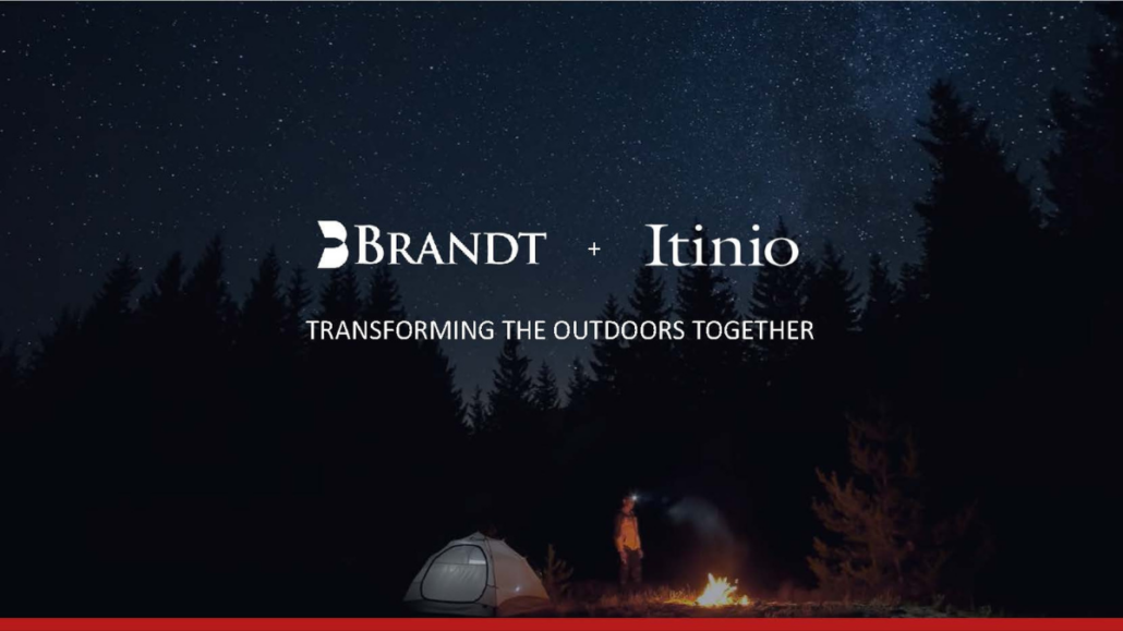 Brandt Expands its Outdoor Recreational Platform Offerings with Acquisition of Itinio 